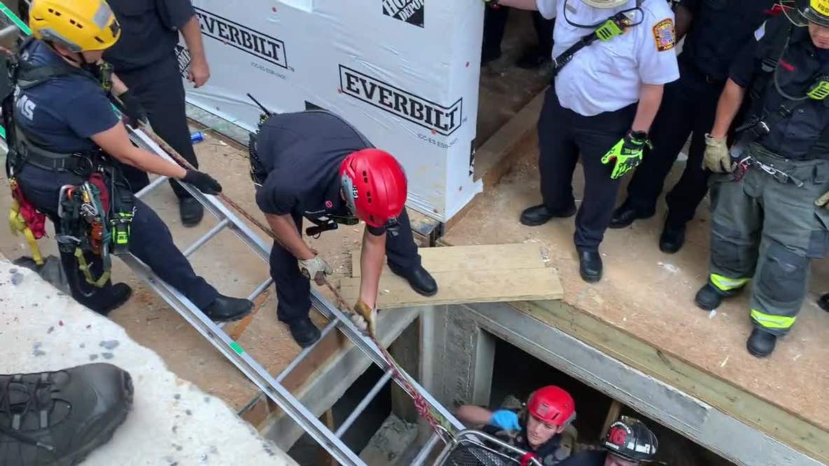 DC Fire and EMS rescue worker critically injured in 3-story fall